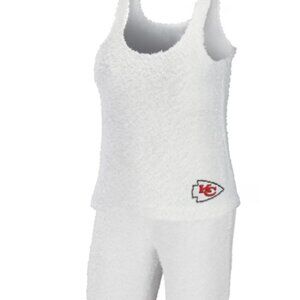BNWT Women's Kansas City Chiefs Cozy 2 piece lounge wear set - 3XL (cream color)